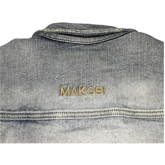 Makobi Jean Jacket With Suede Arms - Picture 6 of 11